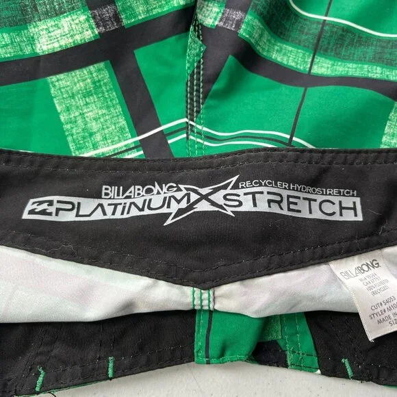 Billabong Board Shorts Swim Trunks Mens 31 Platinum Stretch Recycler Hydro Stret - Picture 3 of 11